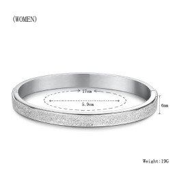 Bracciale In Titanio Scrub Di Qualità Stabile Per Gli Amanti