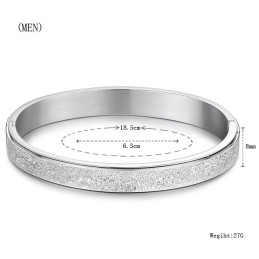 Bracciale In Titanio Scrub Di Qualità Stabile Per Gli Amanti