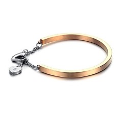 Bracciale In Titanio A Forma Di Lucchetto Da Donna Di Qualità Affidabile