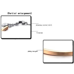 Bracciale In Titanio A Forma Di Lucchetto Da Donna Di Qualità Affidabile