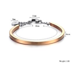 Bracciale In Titanio A Forma Di Lucchetto Da Donna Di Qualità Affidabile