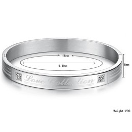 Bracciale In Titanio Con Strass, Qualità E Quantità Garantite Per Gli Amanti