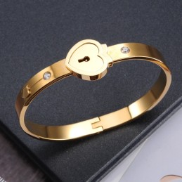 Bracciale In Titanio A Forma Di Lucchetto Con Reputazione Affidabile Per Gli Amanti