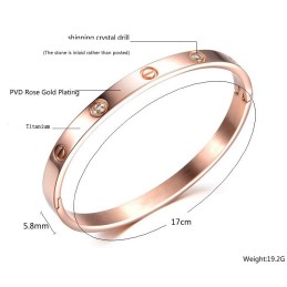 Bracciale In Titanio Con Vite Femmina Di Qualità Superiore