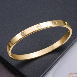 Bracciale Da Donna In Titanio Di Qualità Stabile Con Diamante