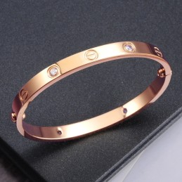 Bracciale Da Donna In Titanio Con Strass "To Have A Long Story"
