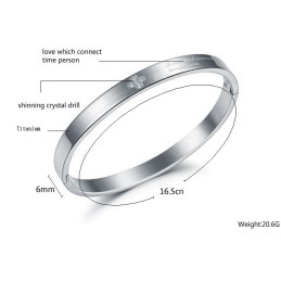 Bracciale In Titanio Da Donna Per Ottenere Calorosi Elogi Dai Clienti