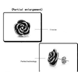 Orecchini In Titanio Di Alta Qualità A Forma Di Fiore Da Donna