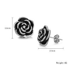 Orecchini In Titanio Di Alta Qualità A Forma Di Fiore Da Donna