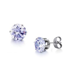 Orecchini In Titanio Di Qualità Superiore Con Diamante