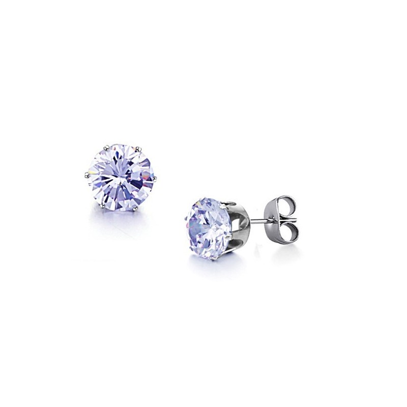 Orecchini In Titanio Di Qualità Superiore Con Diamante Orecchini In Titanio Di Qualità Superiore Con Diamante