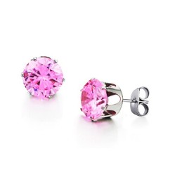 Ampia Varietà Di Orecchini Da Donna In Titanio Rosa Con Diamante