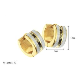 Orecchini In Titanio Con Motivo A Parete Femminile Facili Da Usare