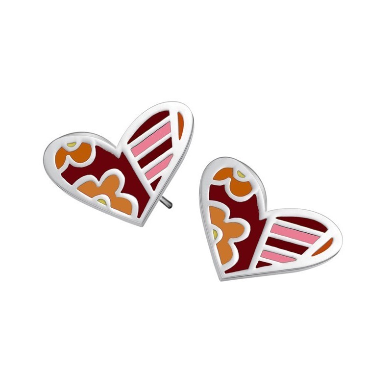 Orecchini A Forma Di Cuore In Titanio Di Qualità Stabile Per Donna Orecchini A Forma Di Cuore In Titanio Di Qualità Stabile Per Donna