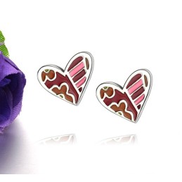 Orecchini A Forma Di Cuore In Titanio Di Qualità Stabile Per Donna