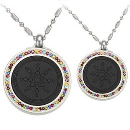 Collana In Titanio Pelelith Con Diamanti, Per Amanti, Con Garanzia Di Qualità E Quantità