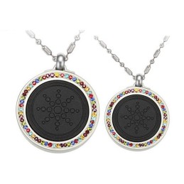 Collana In Titanio Pelelith Con Diamanti, Per Amanti, Con Garanzia Di Qualità E Quantità