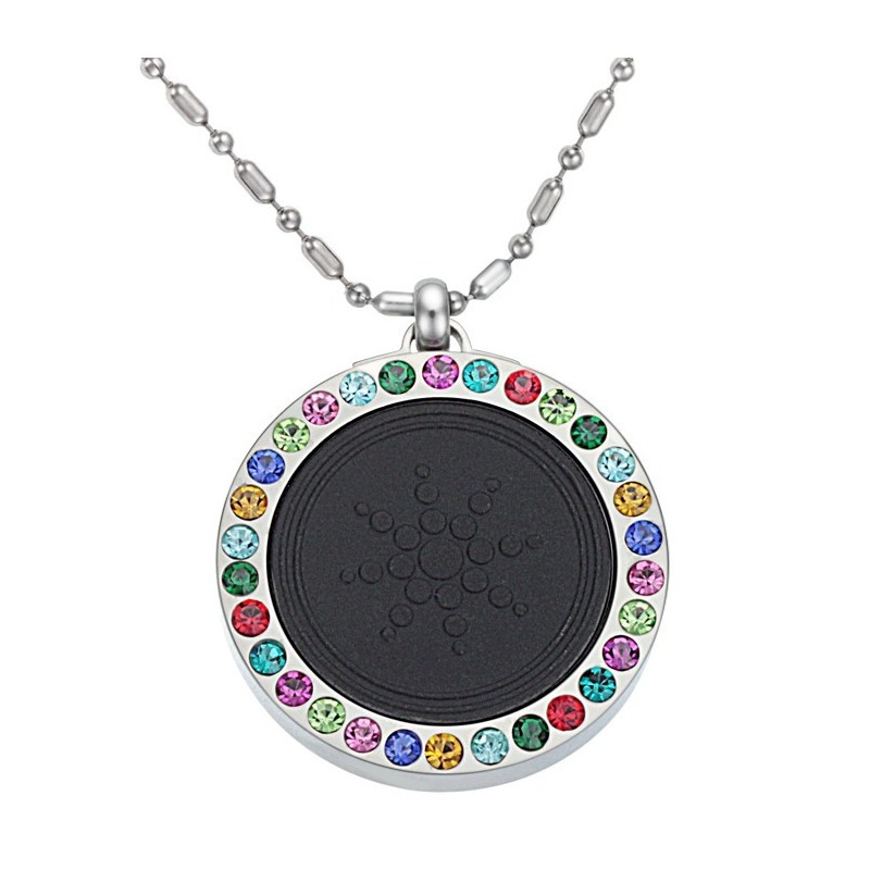 Collana In Titanio Pelelith Con Diamante, Facile Da Usare Collana In Titanio Pelelith Con Diamante, Facile Da Usare