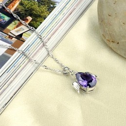 Ampia Varietà Di Collana In Titanio Placcato Platino Retrò Da Donna
