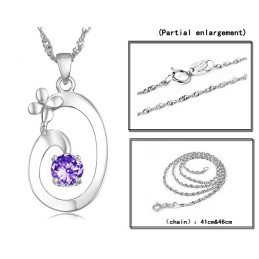 Collana Da Donna Elegante In Titanio Placcato Platino Di Eccellente Qualità