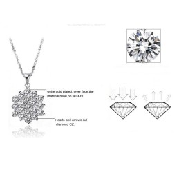 Collana Da Donna In Titanio Placcato Platino Con Stelle, Qualità E Quantità Garantite