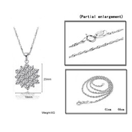 Collana Da Donna In Titanio Placcato Platino Con Stelle, Qualità E Quantità Garantite