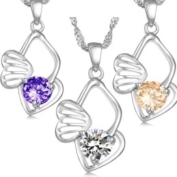 Collana In Titanio Placcato In Platino, Resistente All'Uso E Anallergica Per Donna