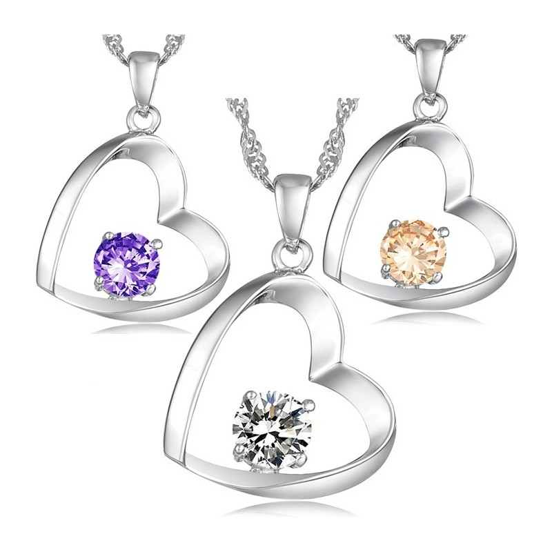 Collana Da Donna In Titanio Placcato Platino Di Alta Qualità Collana Da Donna In Titanio Placcato Platino Di Alta Qualità
