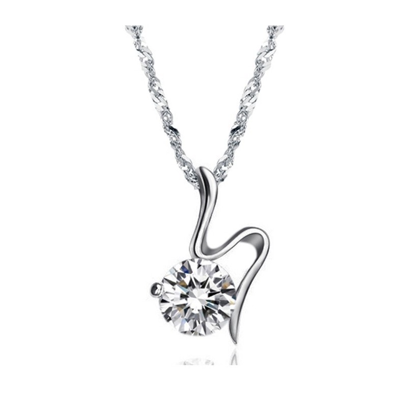 Collana In Titanio Placcato Platino Retrò Da Donna Di Alta Qualità Collana In Titanio Placcato Platino Retrò Da Donna Di Alta Qualità
