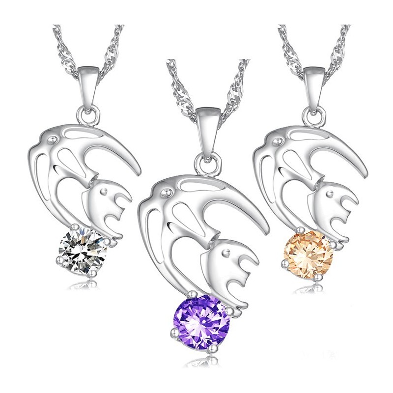 Collana In Titanio Placcato Platino Anallergica Per Donna, Facile Da Usare Collana In Titanio Placcato Platino Anallergica Per Donna, Facile Da Usare