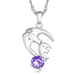 Collana In Titanio Placcato Platino Anallergica Per Donna, Facile Da Usare