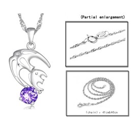 Collana In Titanio Placcato Platino Anallergica Per Donna, Facile Da Usare