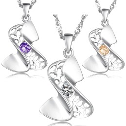 Collana Da Donna In Titanio Placcato Platino Di Alta Qualità