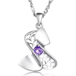 Collana Da Donna In Titanio Placcato Platino Di Alta Qualità