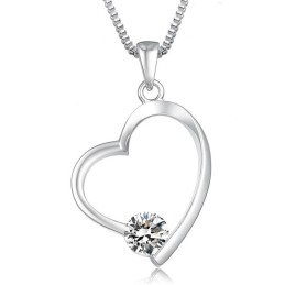 Ampia Varietà Di Collana Da Donna In Titanio Placcato Platino Con Diamante
