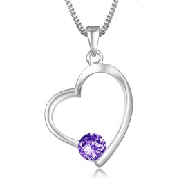 Ampia Varietà Di Collana Da Donna In Titanio Placcato Platino Con Diamante
