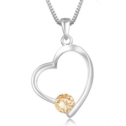 Ampia Varietà Di Collana Da Donna In Titanio Placcato Platino Con Diamante