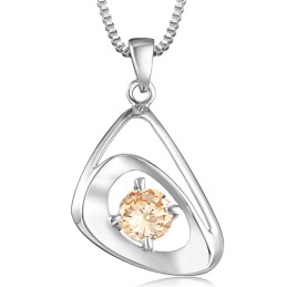 Collana Da Donna In Titanio Placcato Platino Con Qualità E Quantità Garantite