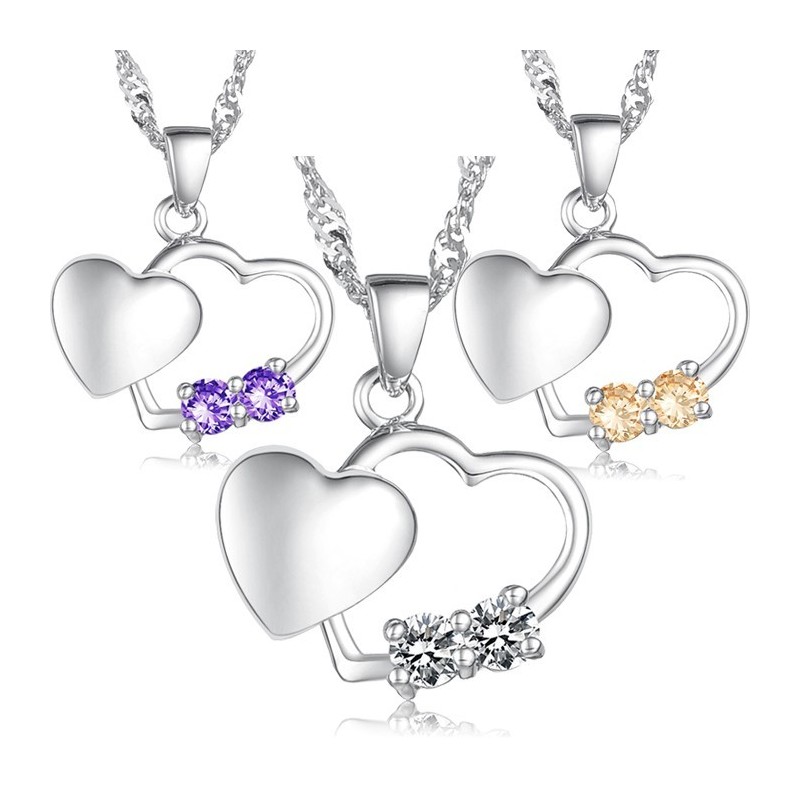 Collana In Titanio Placcato Platino, Moda Femminile, Di Qualità Stabile Collana In Titanio Placcato Platino, Moda Femminile, Di Qualità Stabile