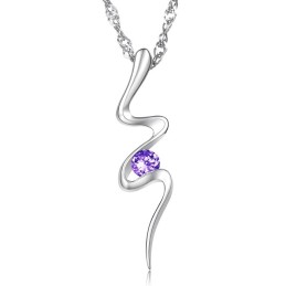 Collana Da Donna In Titanio Placcato In Platino, Affidabile E Anallergica, Di Qualità