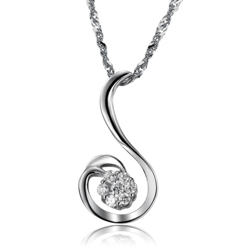 Collana Di Alta Qualità In Titanio Placcato Platino A Forma Di Fenice Femminile Collana Di Alta Qualità In Titanio Placcato Platino A Forma Di Fenice Femminile