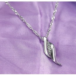 Collana In Titanio Placcato Platino Da Donna, Regina Della Qualità