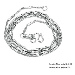 La Regina Della Catena In Titanio Placcato Platino Da Donna Di Qualità