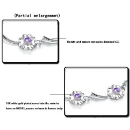 Bracciale Da Donna In Titanio Placcato Platino Con Qualità E Quantità Garantite