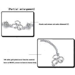 Ampia Varietà Di Braccialetti Da Donna In Titanio Placcato In Platino Anti-Scolorimento