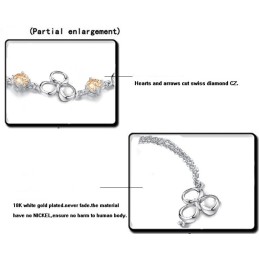 Ampia Varietà Di Braccialetti Da Donna In Titanio Placcato In Platino Anti-Scolorimento