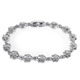 Bracciale In Titanio Placcato In Platino Da Donna Di Fama Mondiale