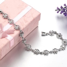Bracciale In Titanio Placcato In Platino Da Donna Di Fama Mondiale