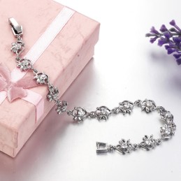 Bracciale In Titanio Placcato In Platino Da Donna Di Fama Mondiale