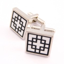 Gemelli Quadrati Classici In Titanio